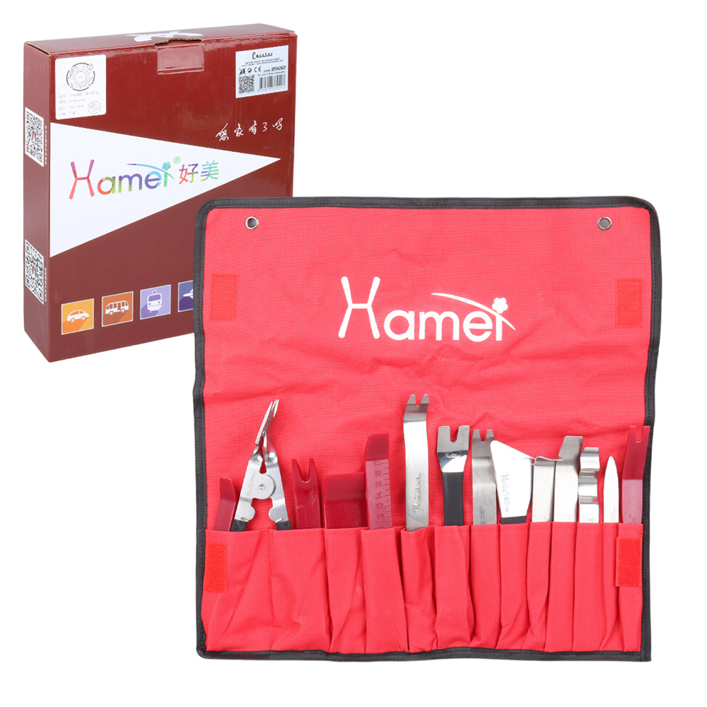Araç İçi Ses Sistemi Sökme Lastik Sökme Kapı Düzeltme Çıkartma Seti 14 Parça Çelik Carstar HM-1498  R33