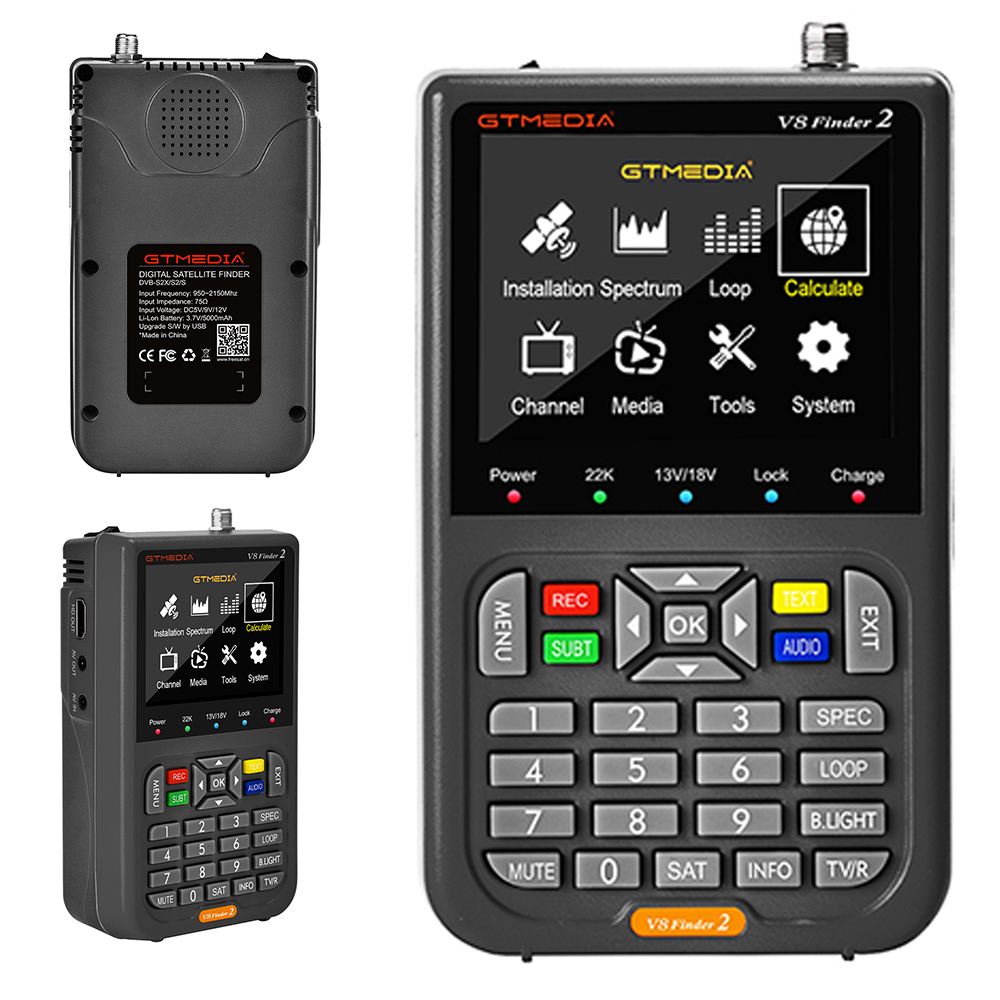 3.5'' Görüntülü HD Uydu Yön Bulucu Hoparlörlü Novacom V8-Finder 2 