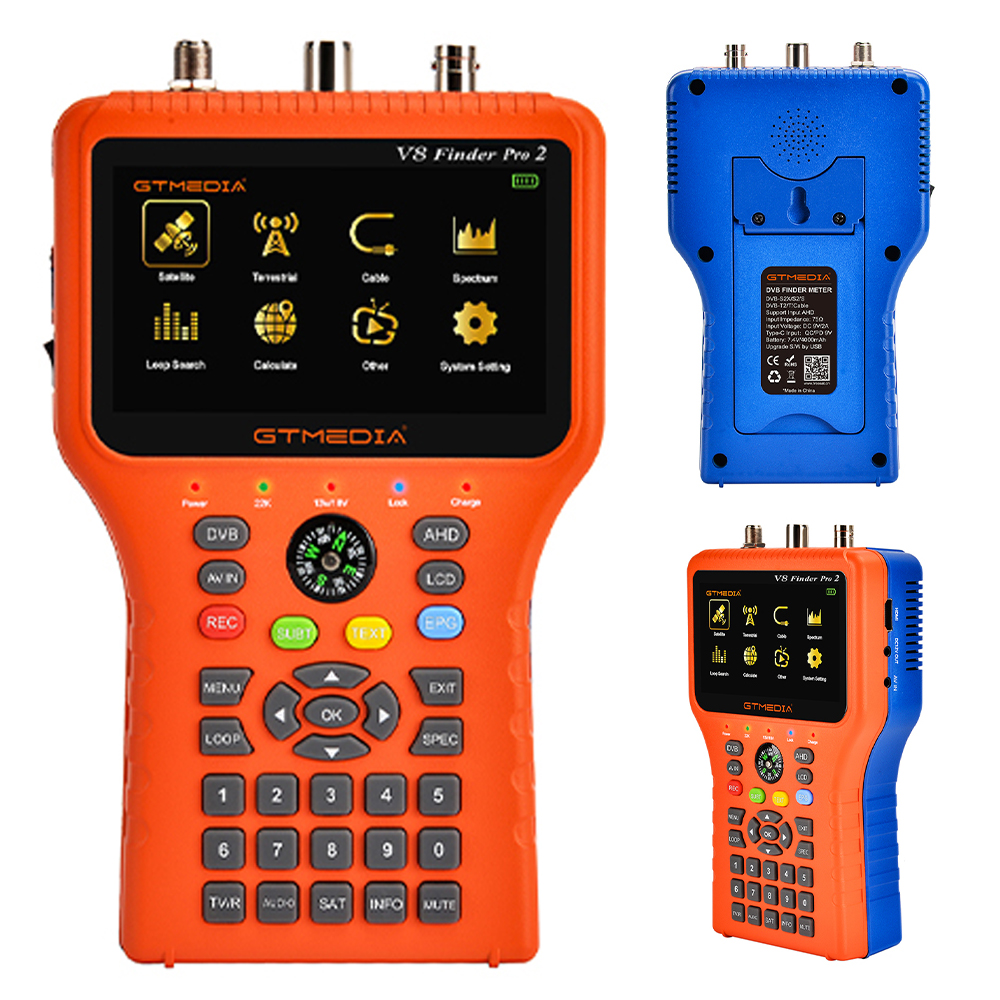 3.5'' Görüntülü HD Uydu Kamera Yön Bulucu Hoparlörlü Novacom V8-Finder Pro2 