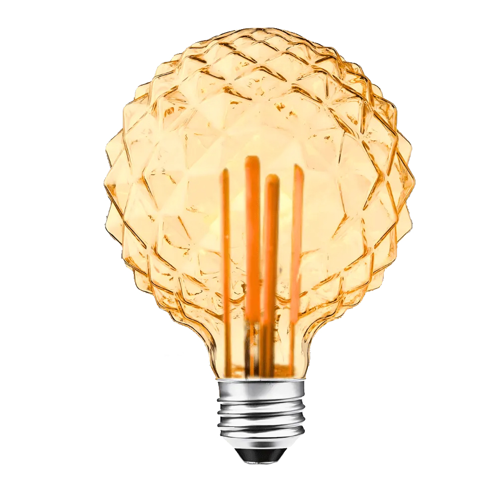 Rustik Ampul 220v 4.5w Amber E27 Kırılmaz Mika 500LM Ledx GDS-95 R24