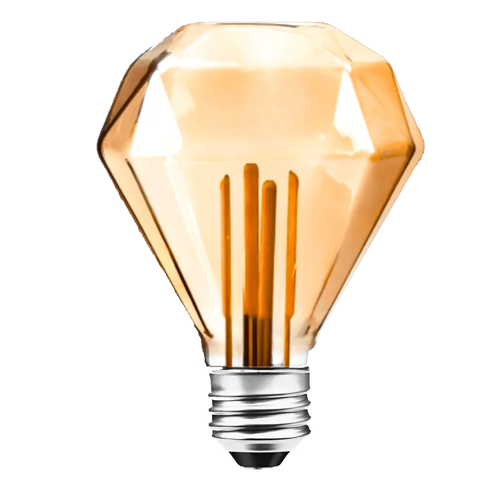 Rustik Ampul 220v 4.5w Amber E27 Kırılmaz Mika 500LM Ledx GD-95 