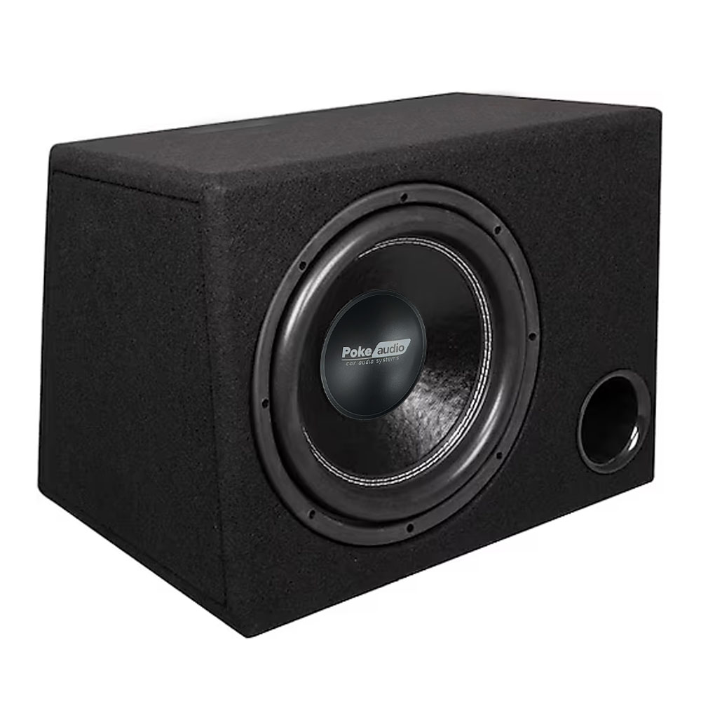 Kabinli Pro Oto Bass 30cm Subwoofer 1500w RMS 300w Poke PK-SW3012K