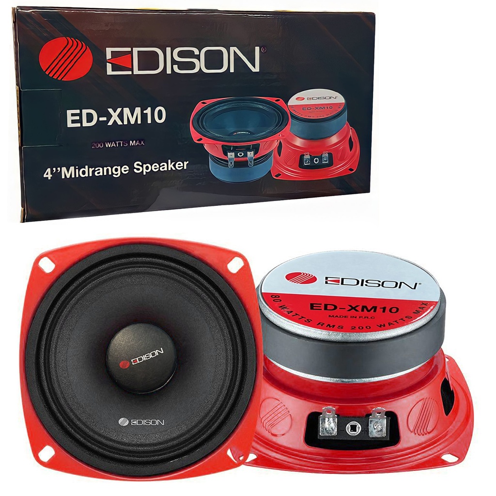 Oto Midrange 10cm 200w 2 Adet Edison Ed-XM10