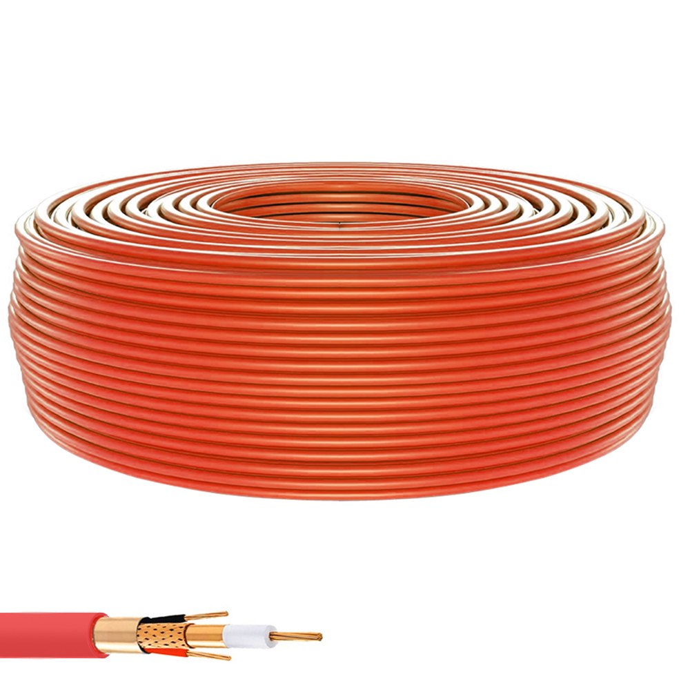 2+1 Dış Mekan CCTV 0.50 Kamera Kablosu Gold PP IP66 100mt Poke PK-1490