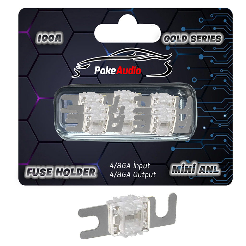 Oto Anfi̇ Sigorta Yedeği 100A 10 Adet PokePK-5026