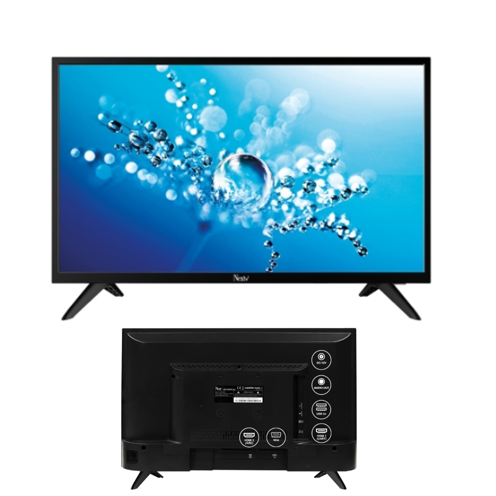 24'' Led Televizyon Uydulu 12v-220v Vga Hdmi Dahili Hoparlör Next YE-24020