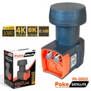 İkili Lnb Twin Yeni 0.1DB 5G 3D 4-8K Poke PK-0002
