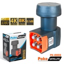Dörtlü Lnb Quad Yeni 0.1DB 5G 3D 4-8K Poke PK-0003