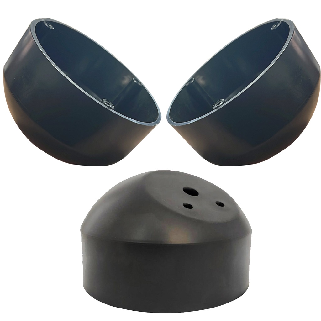 10cm Dome Tweeter Kabin Siyah 2 Adet Poke PK-5059