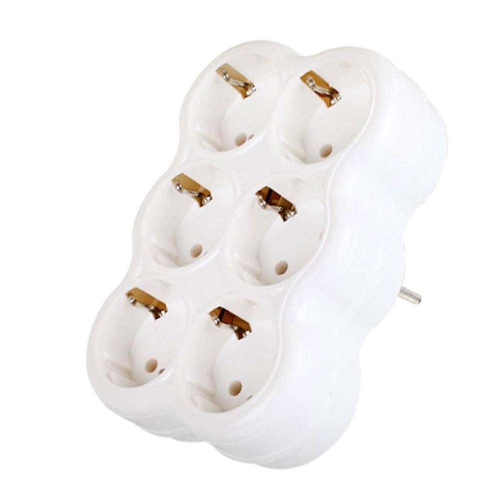 Altılı Priz Fişli Topraklı Fetih 104-06