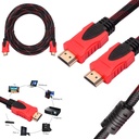 Hdmi Kablo 1.4v Örgülü Gold 3mt Poke PK-6864