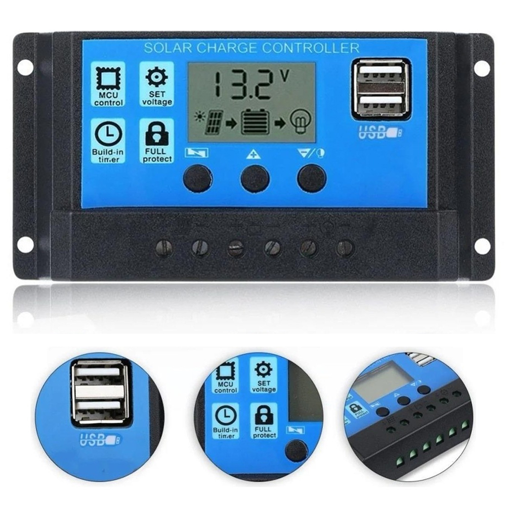 Solar Şarj Kontrol Cihazı 12/24v 50A Pwm Hightek 50-A