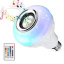 RGB Led Ampul Bluetooth Hoparlörlü 12W 500 Lümen AL-SPKR