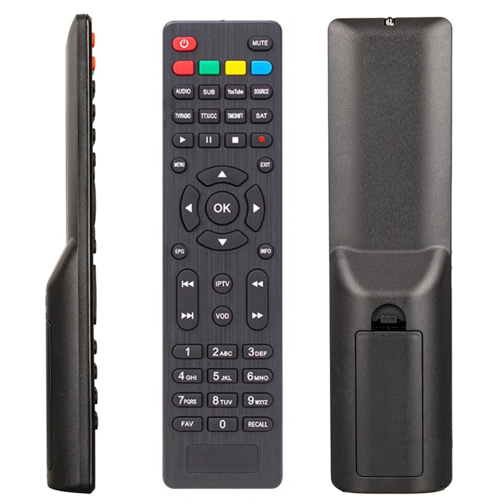 Marginal Brawoo IPTV Vod Youtube Tuşlu HD Slim Uydu Kumanda Poke PK-7112
