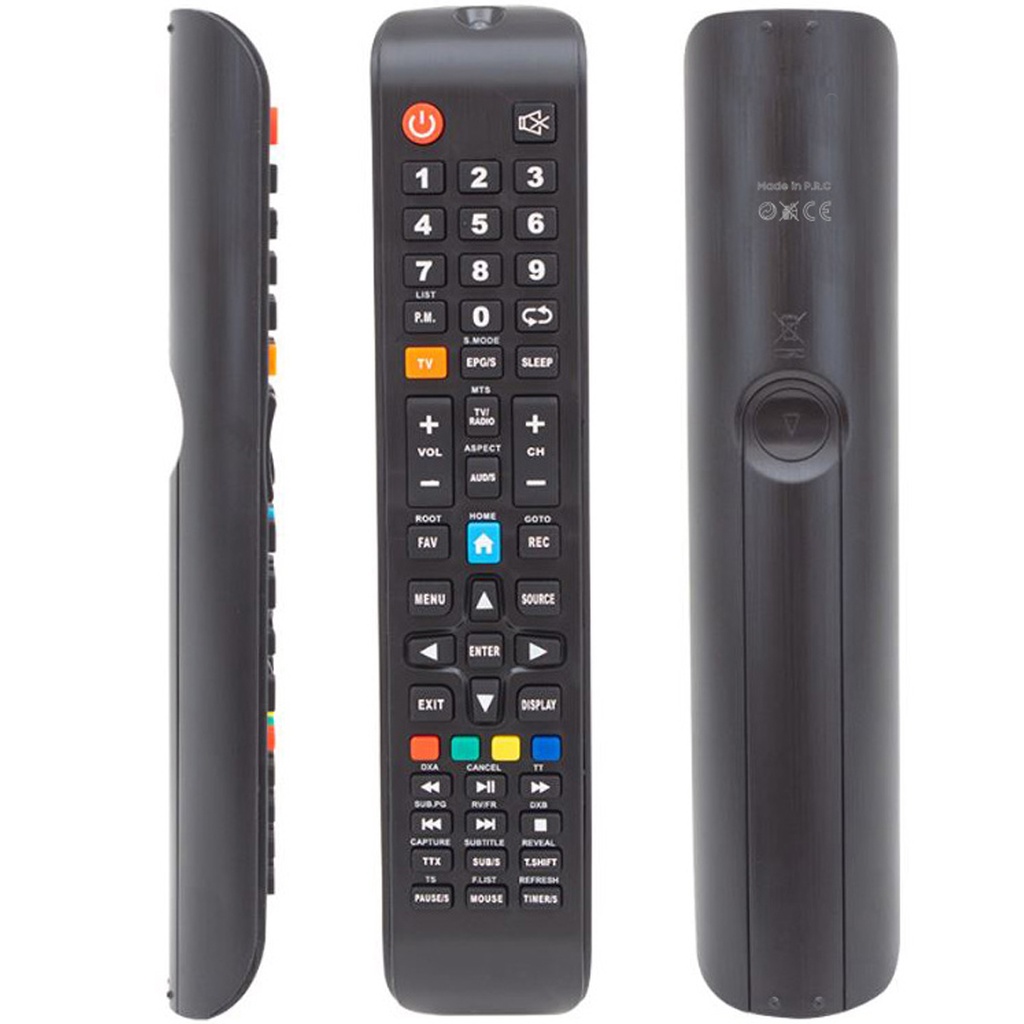 Skytech Smart Sarı Tv Tuşlu LCD LED TV Kumanda Poke PK-7122