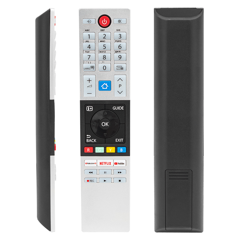 Toshiba Netflix Youtube Rakuten Youtube Tuşlu LCD LED TV Kumanda CT-8528 Poke PK-7132