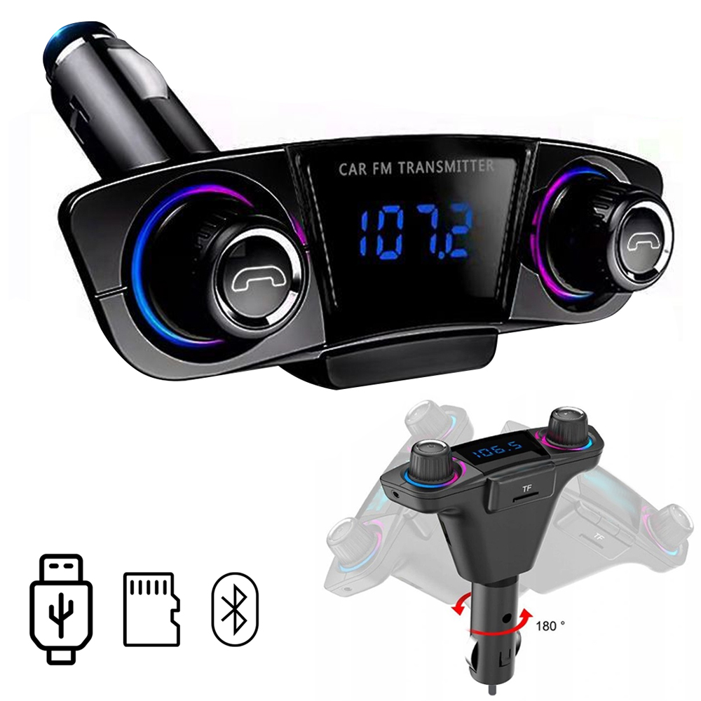FM Transmitter Handsfree Usb SD Bluetooth Hızlı Şarjlı Dijital HL-22010