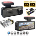 Wifi Araç İçi 2 Kamera DVR Led Ekran Gece Renkli Sesli 4K+2K Rose MR-81