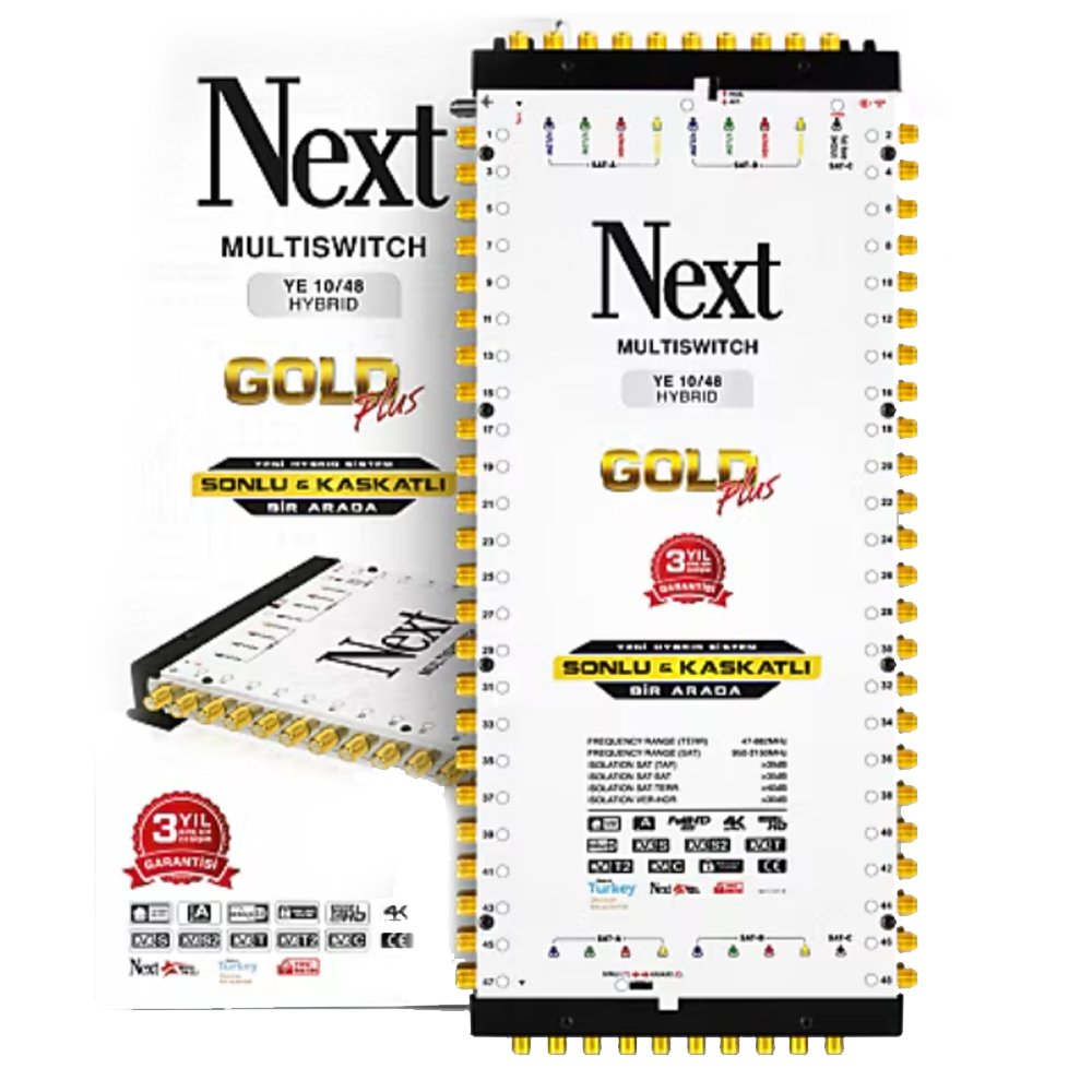 10/48 Santral Sonlu Kaskatlı Hibrit Adaptörlü Next 10/48