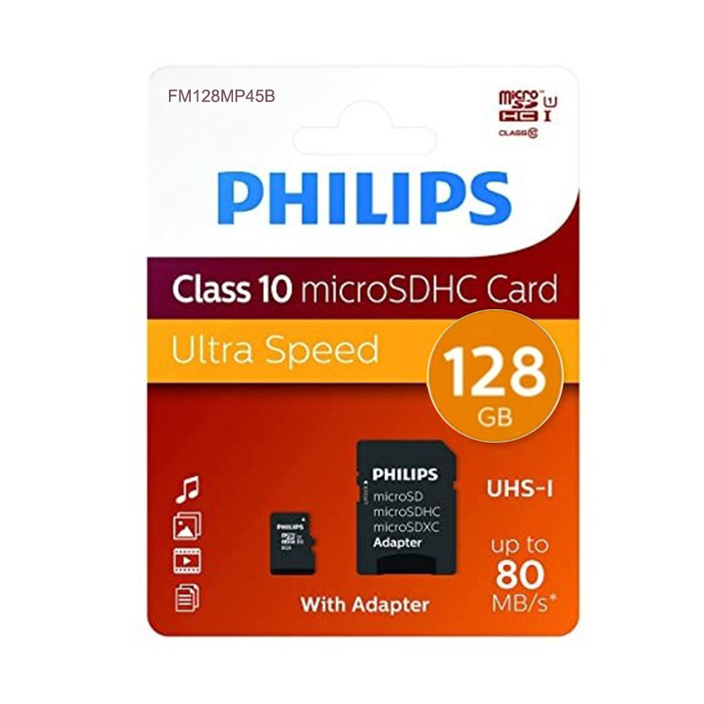 Hafıza Kartı 128GB Class 10 Philips FM128MP45B/00 UHS-I U1
