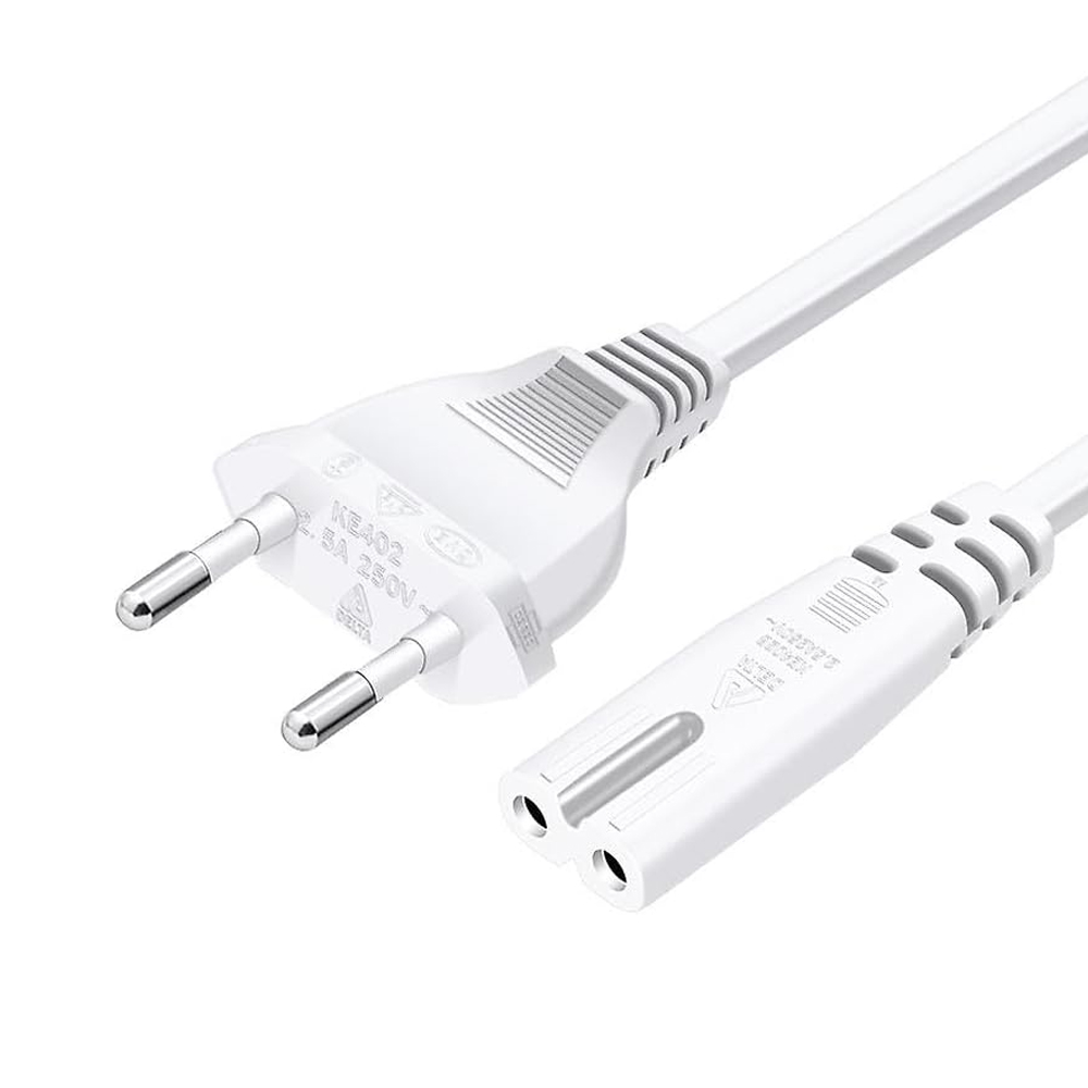 Teyp Ceyran Fişi Kablosu 1.5mt Beyaz Fully M-1303F