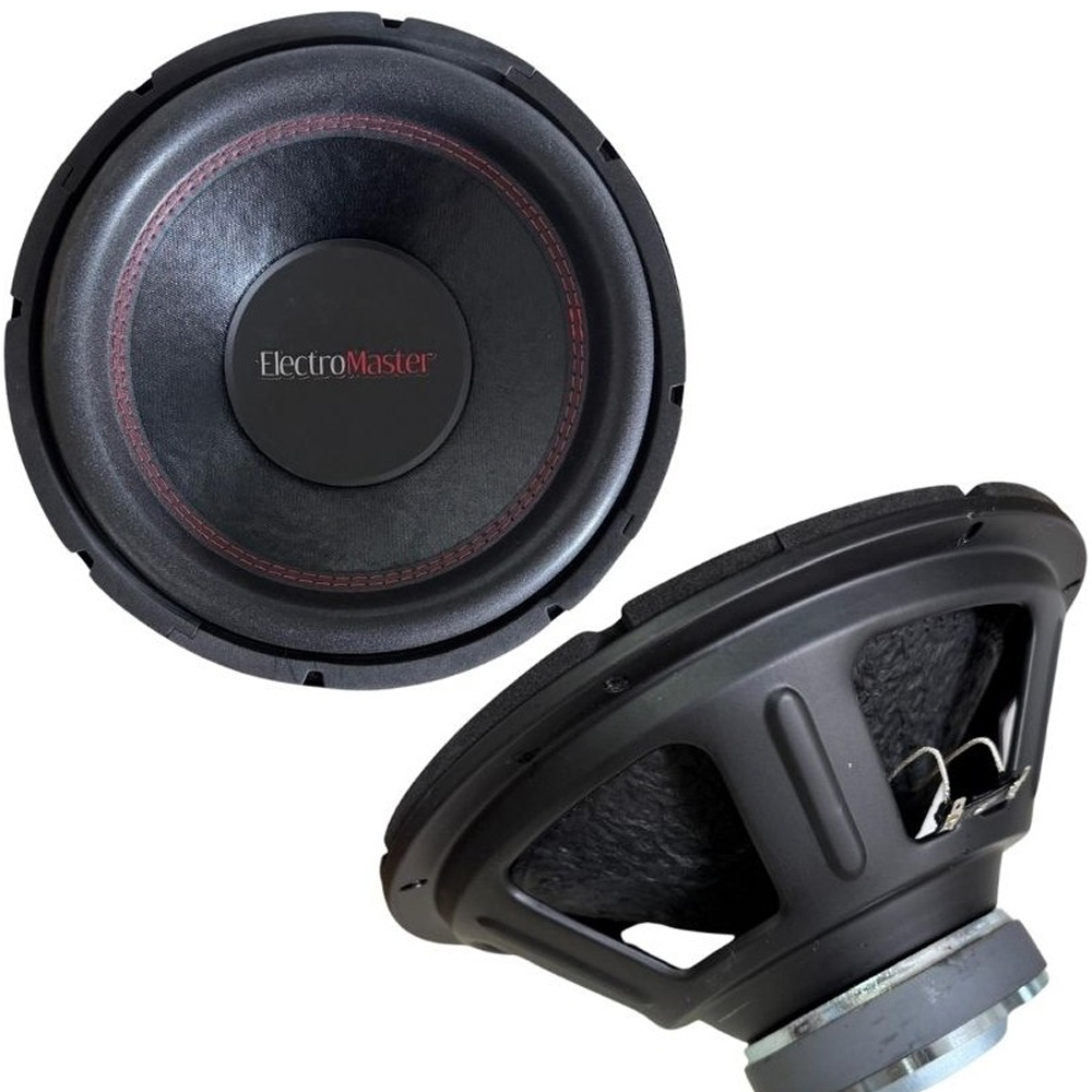 Oto Bass 30cm Subwoofer 1000w Çift Bobin Electromaster ES-M12