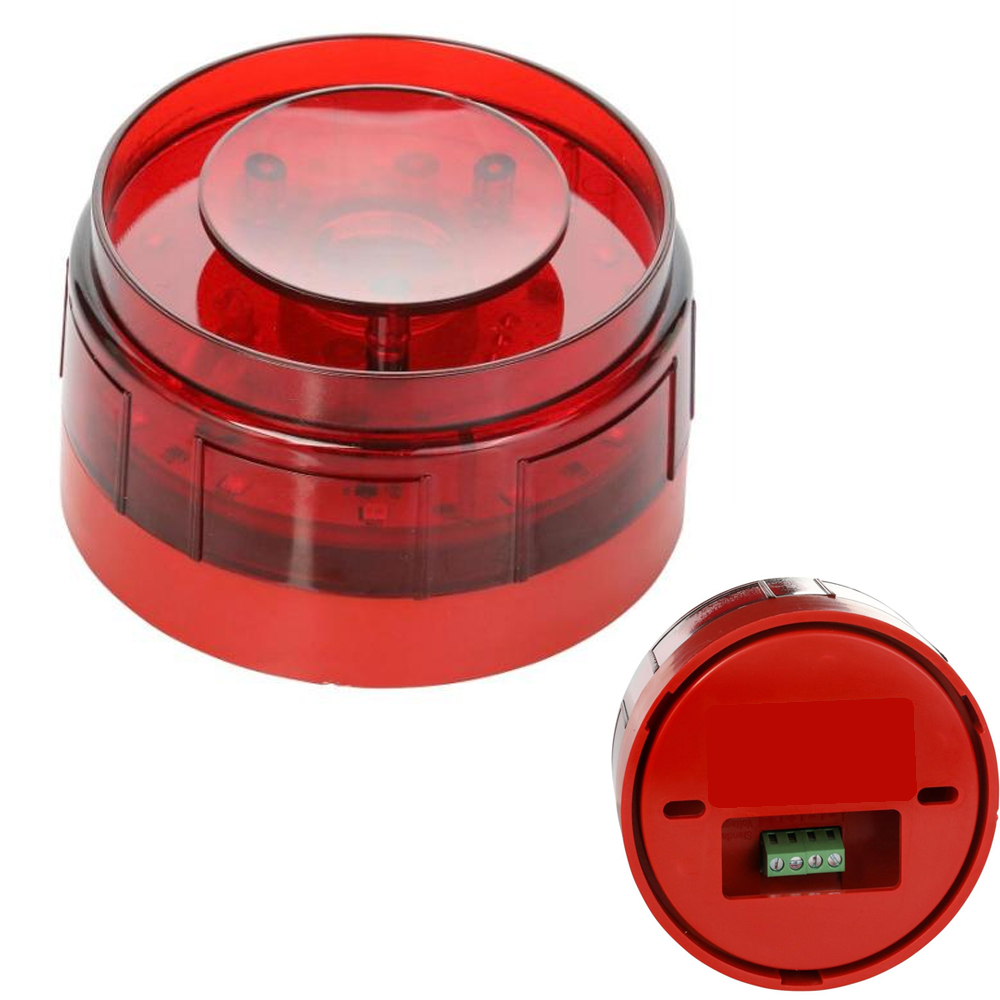 Yangın Alarmı Flaşörlü Siren 24v Poke PK-4949