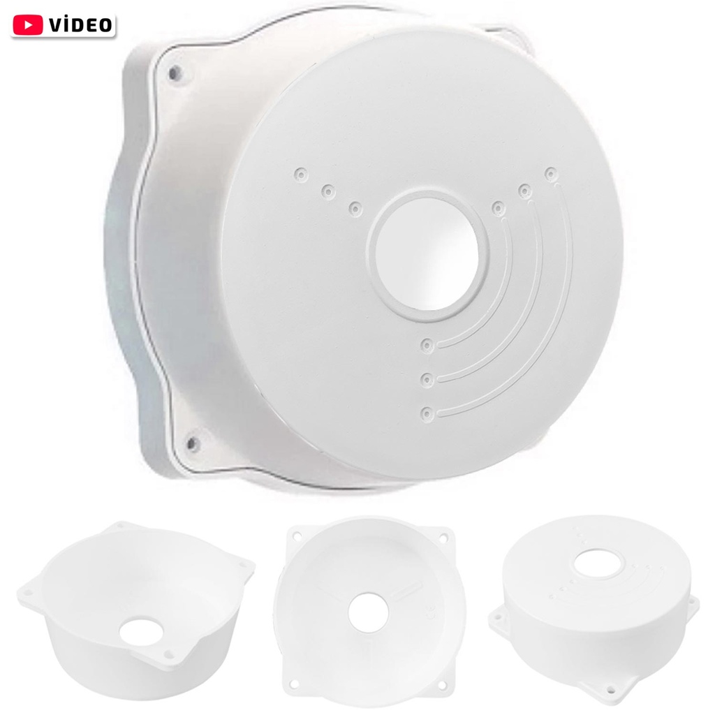 Kamera Buat 110x110mm Tabanlı ABS Beyaz Poke PK-8002