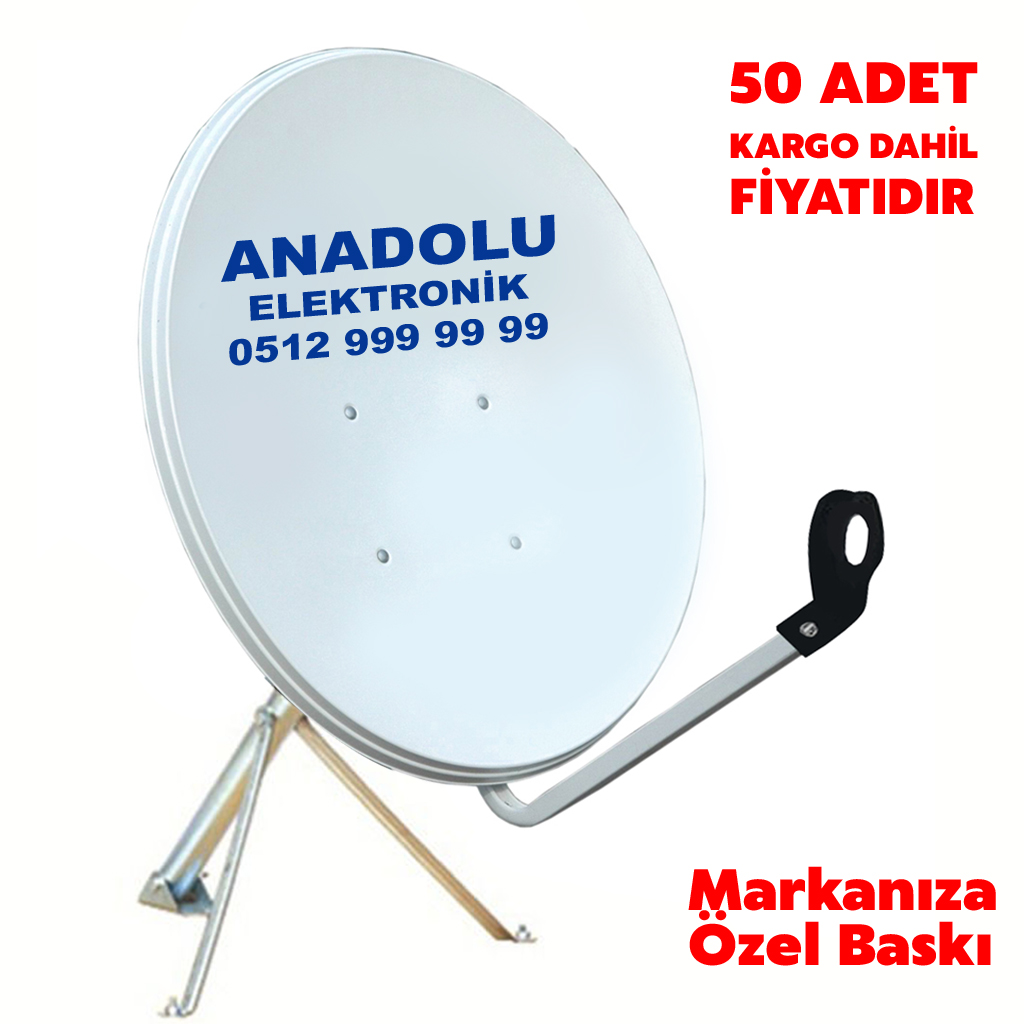 75cm Markanızla Çanak Anten 50 Adet Poke PK-8014
