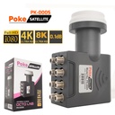 Sekizli Lnb Octo Yeni Nesil 0.1DB 5G 3D 4-8K PK-0005