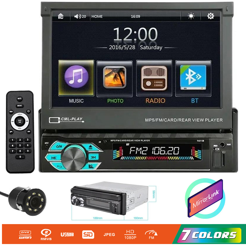 7'' İndash Teyp 4x60w Mirorlink 7388IC Şarjlı Poke PK-6017