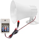 Pazarcı Horn Hoparlör Ses Kayıtlı Megafonlu USB SD 20w Tak Kullan Poke PK-8025