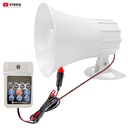 Pazarcı Horn Hoparlör Ses Kayıtlı Megafonlu USB SD 20w Tak Kullan Poke PK-8025