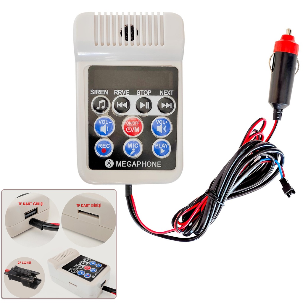 Anfili Mayk Mikrofon Ses Kayıtlı USB SD 20w Poke PK-8028