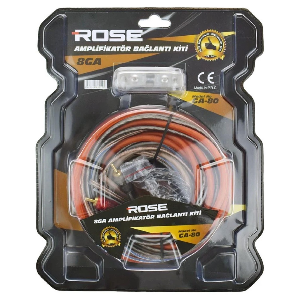 8GA Oto Anfi Kablo Seti Rose GA-80