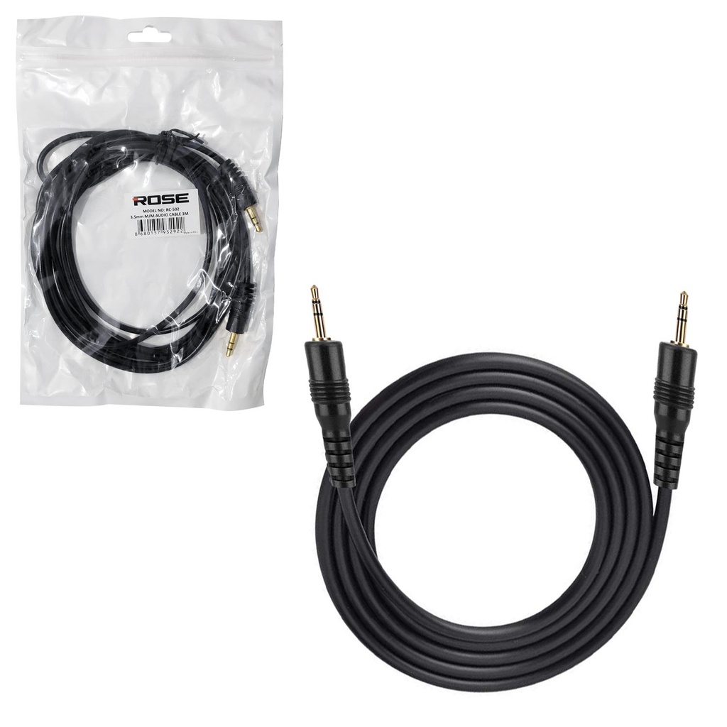 Aux Kablo 3mt Rose RC-502