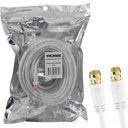 RG6 F Konnektörlü Hazır Anten Kablo 15mt Rose RC-24-15