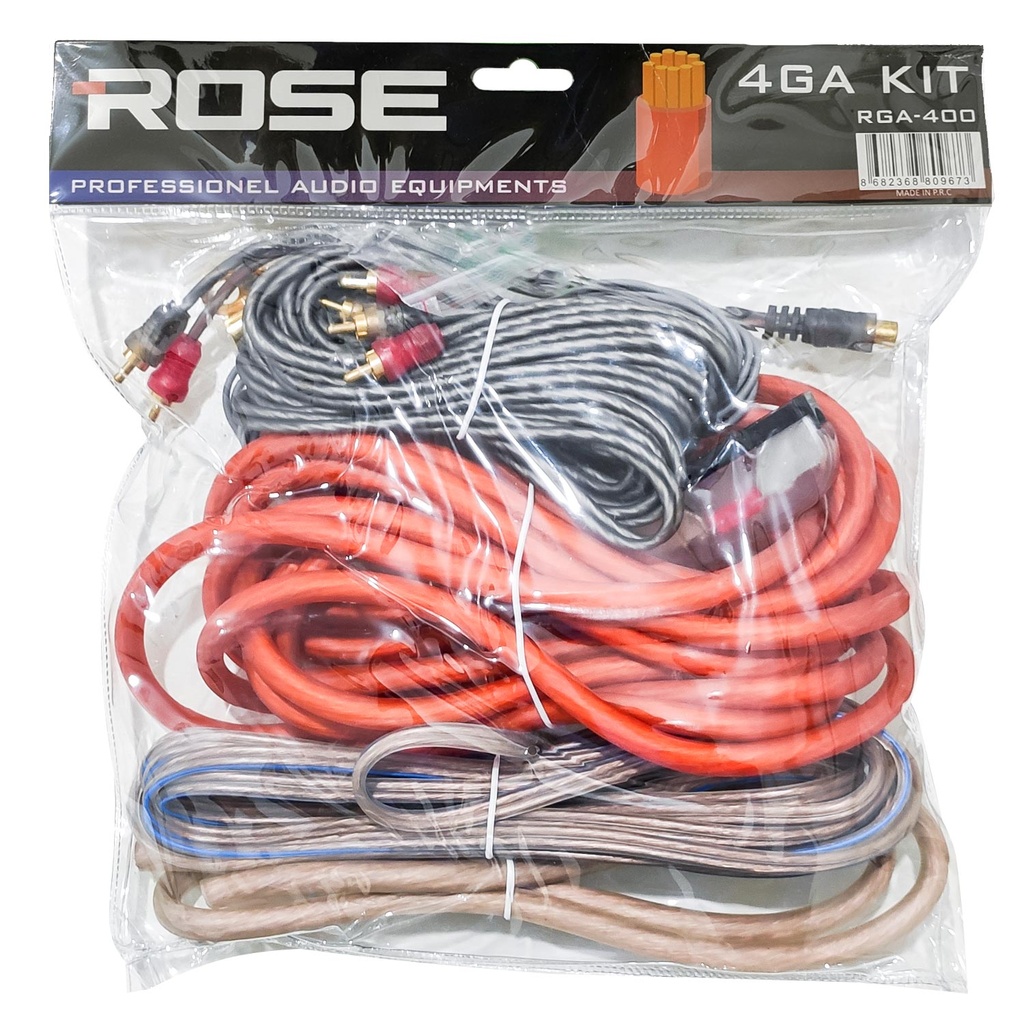 4GA Oto Anfi Kablo Seti 8000w Rose RGA-400