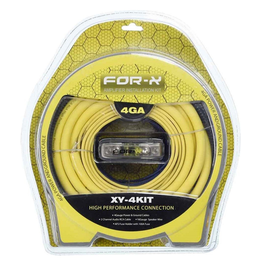Oto Anfi Kablo Seti 4GA For-x XY-4KIT