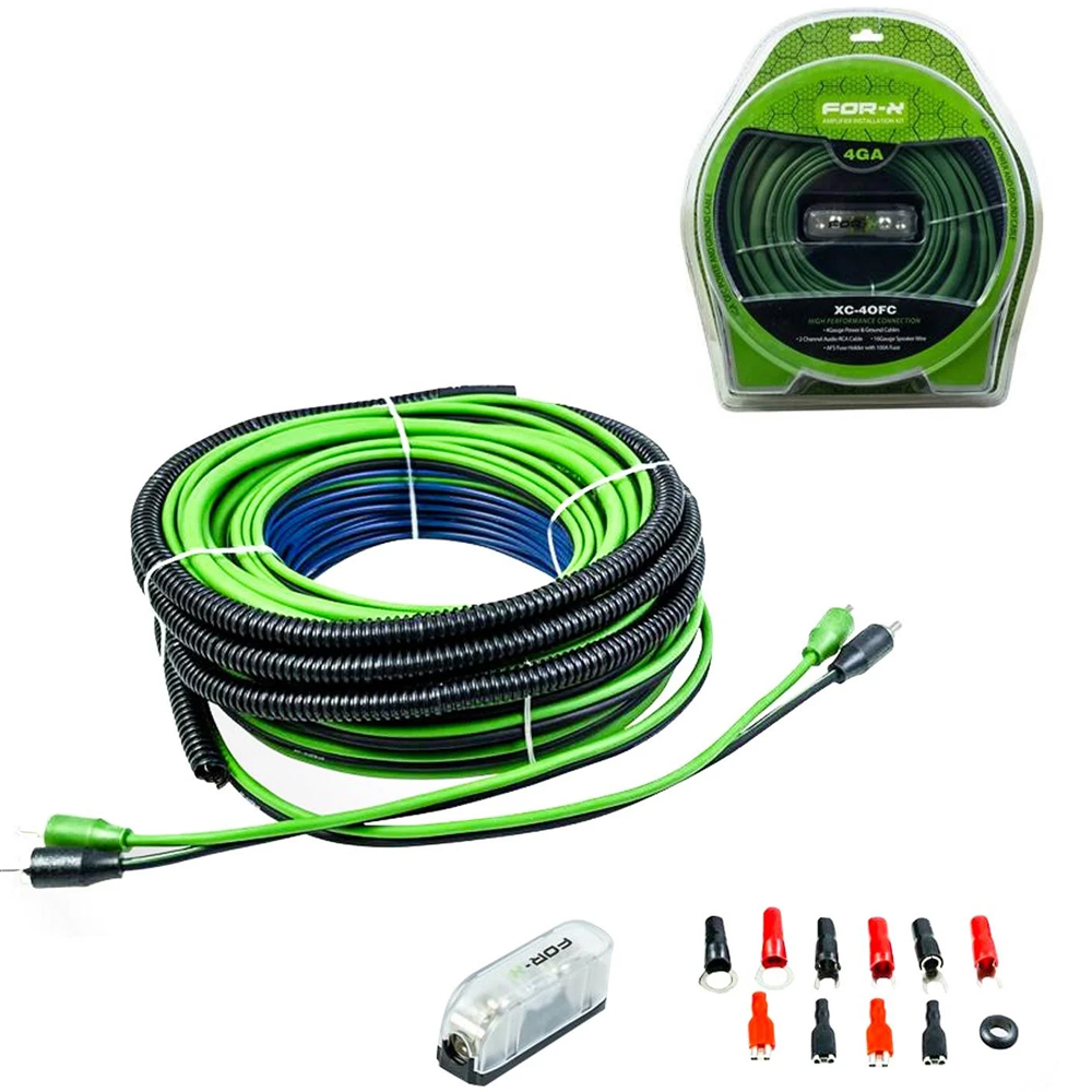 Oto Anfi Kablo Seti 4GA For-x XY-4KIT