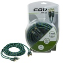 Oto Anfi Kablo 2rca 2rca 5mt Bakır For-x X-1122G 5M