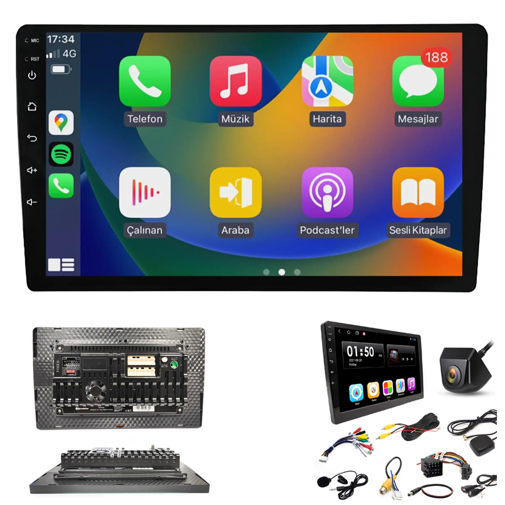 10.1'' Tablet Android 4x45w 2-16 Digicom Roadstar RD-9700