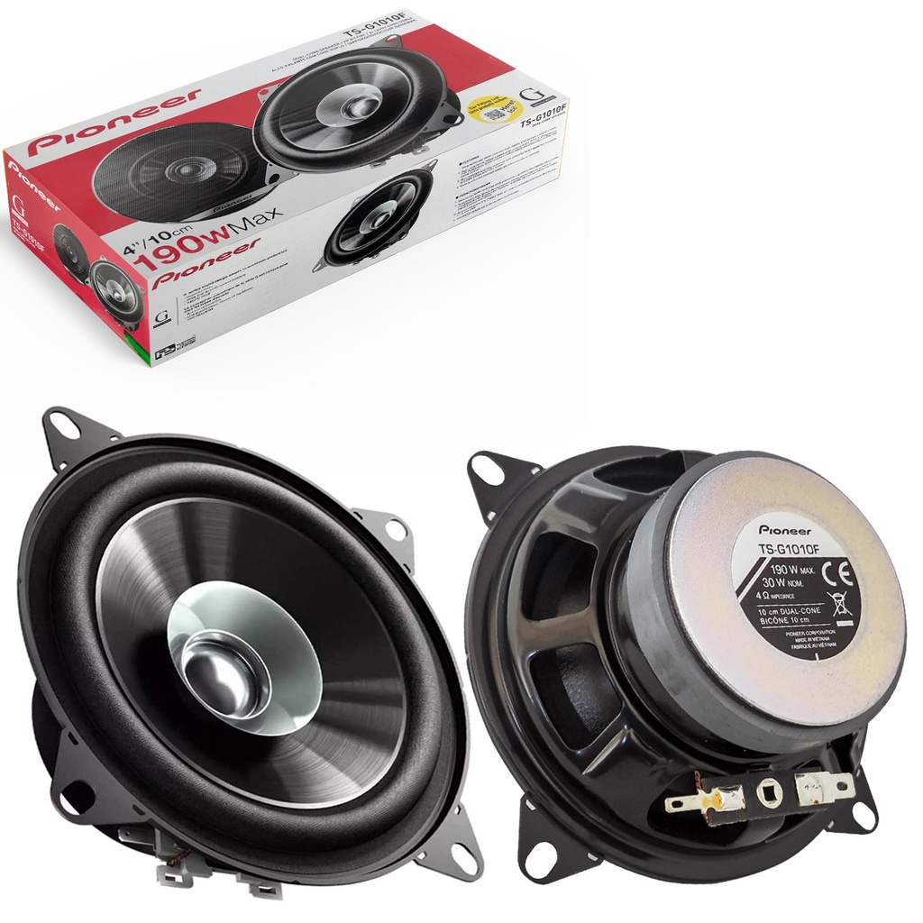 10cm Oto Hoparlör Koaksiyel 190w 2 Adet Digicom Pioneer TS-G1010F