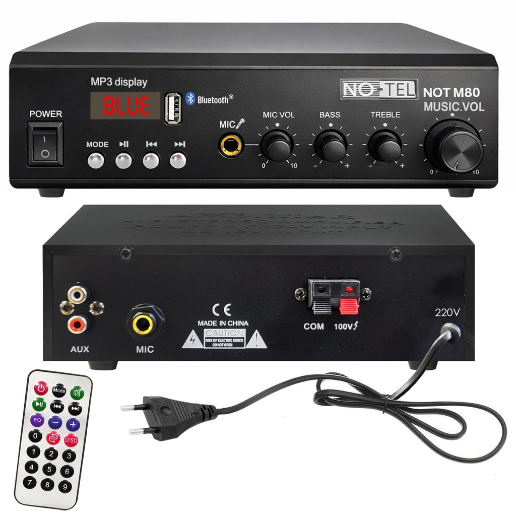 Anfi 80 Watt Bt Pc Mic Usb Sd Trafolu Notel NOT-M80