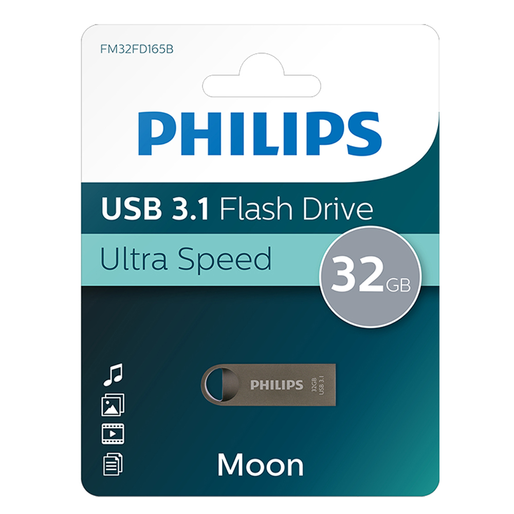 32gb Usb Flash Bellek 3.1 100/150mb/s Metal Philips FM32FD165B/00