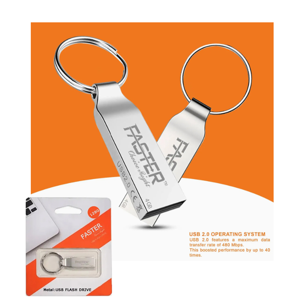 64gb Usb Flash Bellek Metal Faster FS-64