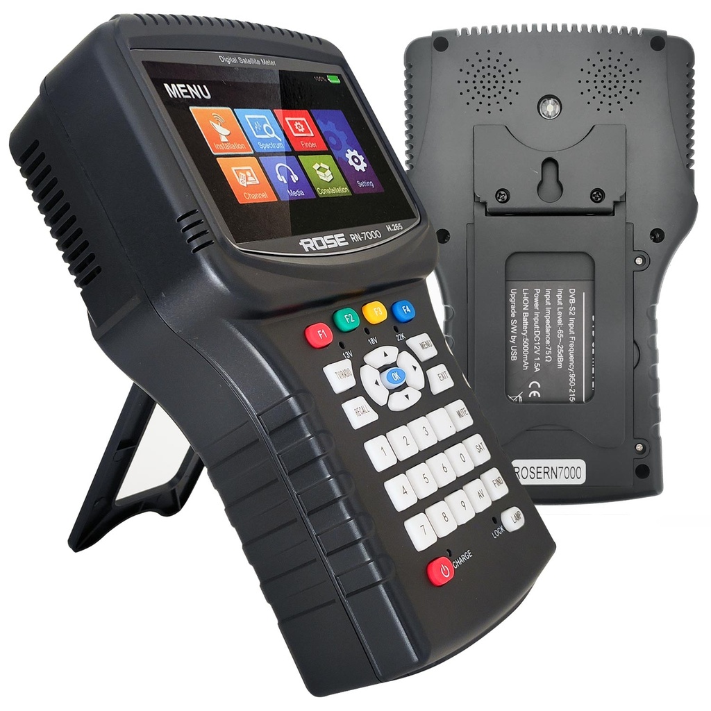 4.3'' Dijital Görüntülü HD Uydu Yön Bulucu Satfinder Fenerli CCTV 8MP AHD TVI CVI CVBS Rose RN-7000CAM