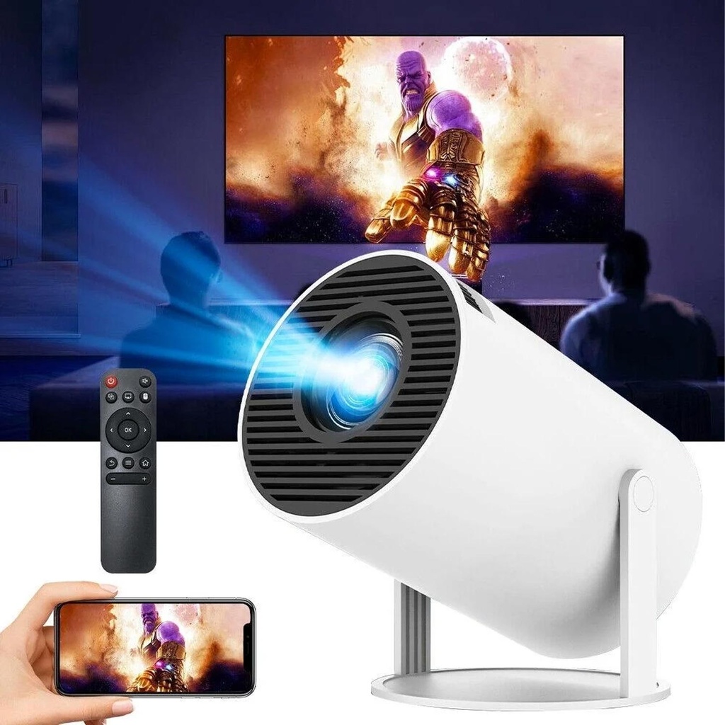 Projeksiyon Led Projektör Android 11 Ev Sineması 1G+8G Rose RP-720