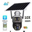 4G Solar PTZ Akıllı 2 Kamera 10x Optik Zoom Sim Kartlı Gece Renkli Sesli 1080p Rose AHD-30205 10X