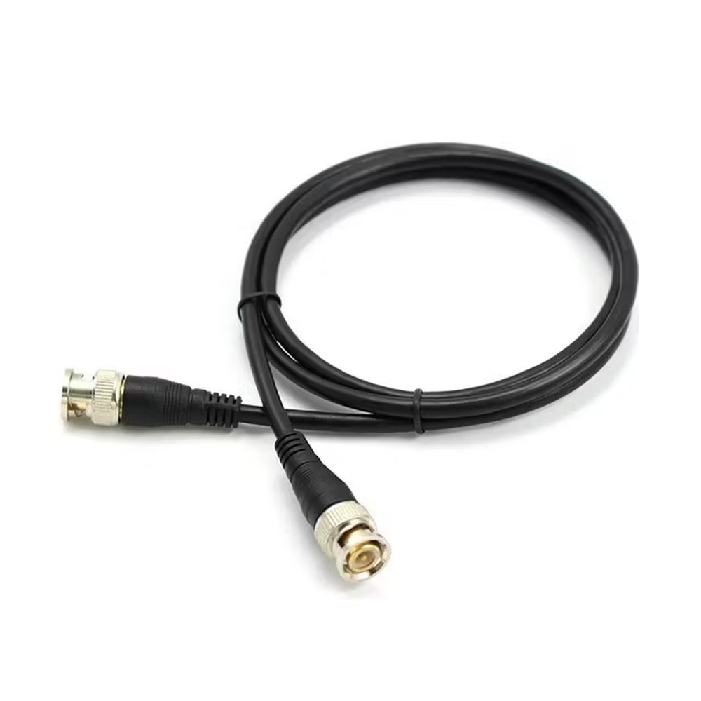 Bnc Kablo Fiş İki Uçlu Konnektör 50cm Gold Siyah Rose PK-07